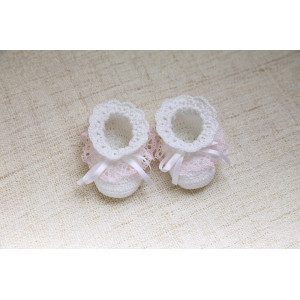 Крестильный набор Лоза розовая с классическим полотенцем