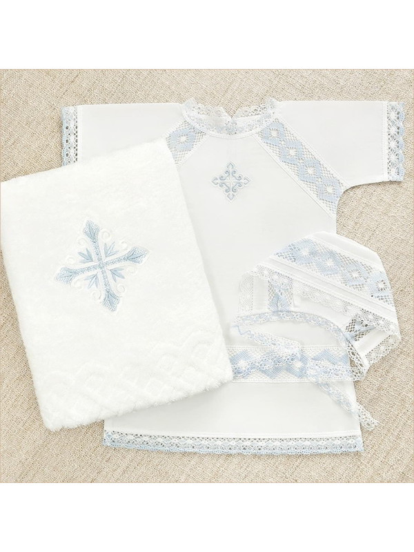 Крестильный набор Александр с классическим полотенцем