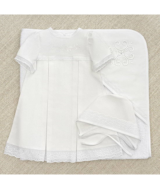 Крестильный набор Аленка с махровым уголком