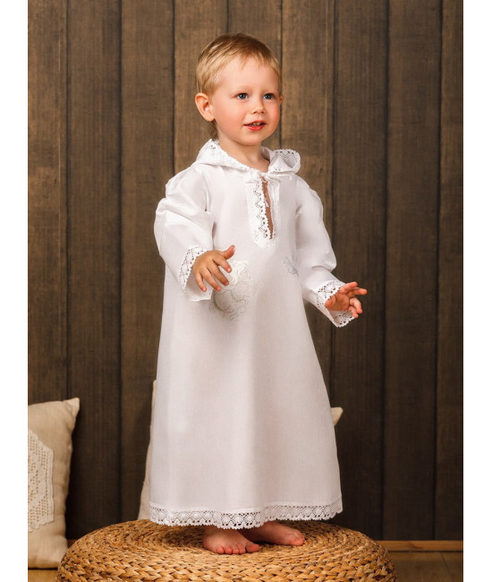 Крестильный набор Ангел с голубкой с пеленкой