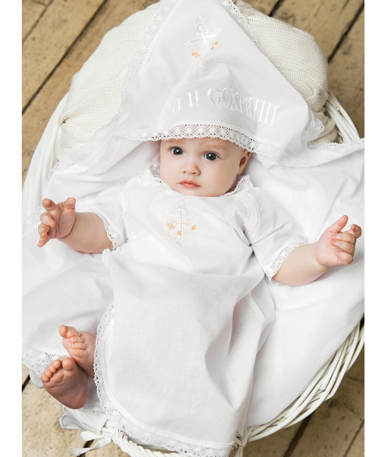 Крестильный набор Анна с пеленкой
