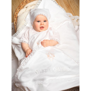Крестильный набор Анна с пеленкой
