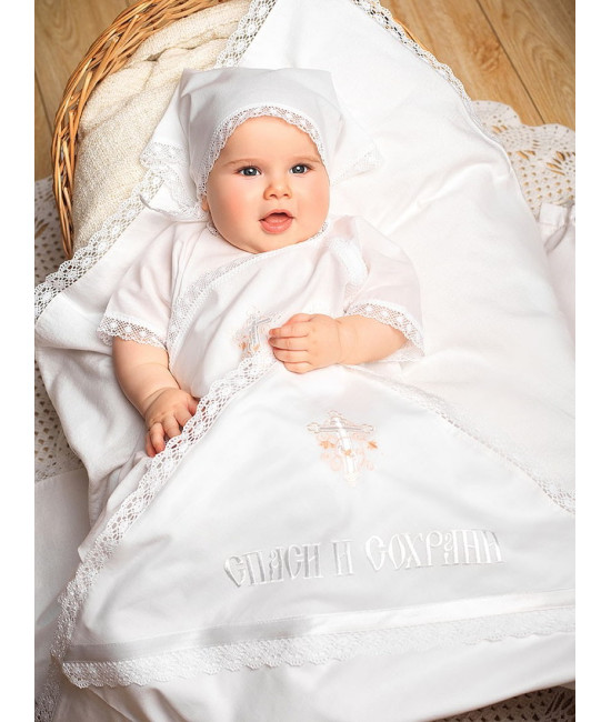 Крестильный набор Анна с пеленкой