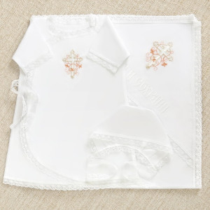 Крестильный набор Анна с пеленкой