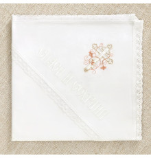 Пеленка с уголком Розовая лоза