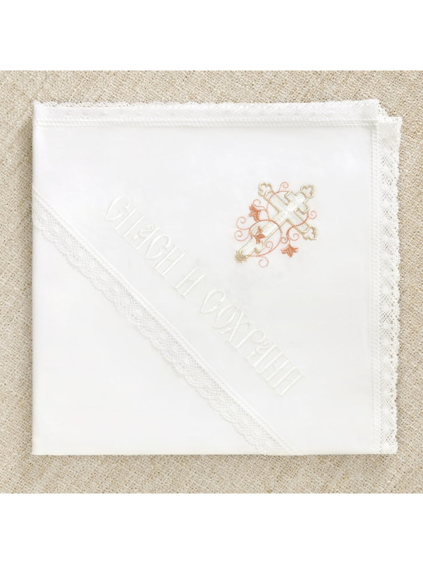 Пеленка с уголком Розовая лоза