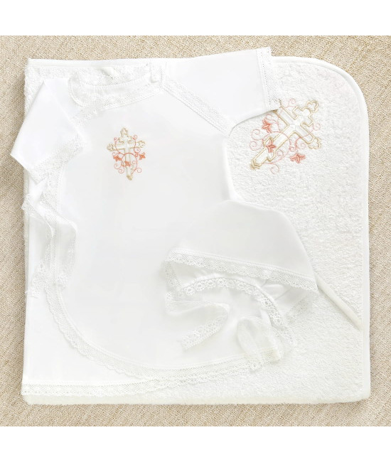 Крестильный набор Анна с махровым уголком