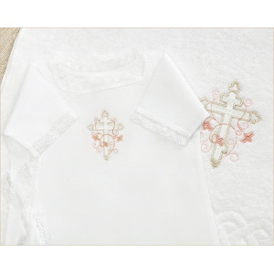 Крестильный набор Анна с махровым уголком