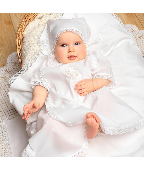 Крестильный набор Анна с махровым уголком