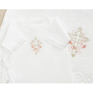 Крестильный набор Анна с махровым уголком