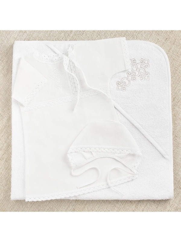 Крестильный набор Егор с махровым уголком