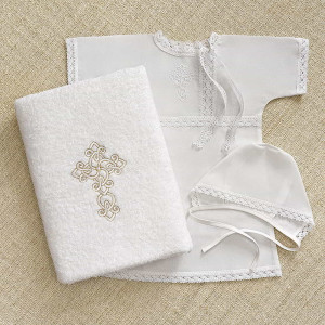 Крестильный набор Егор с классическим полотенцем