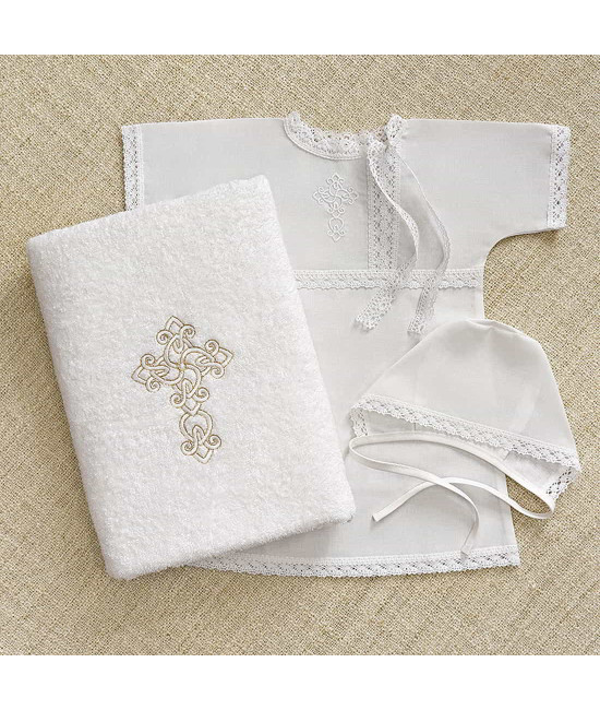 Крестильный набор Егор с классическим полотенцем