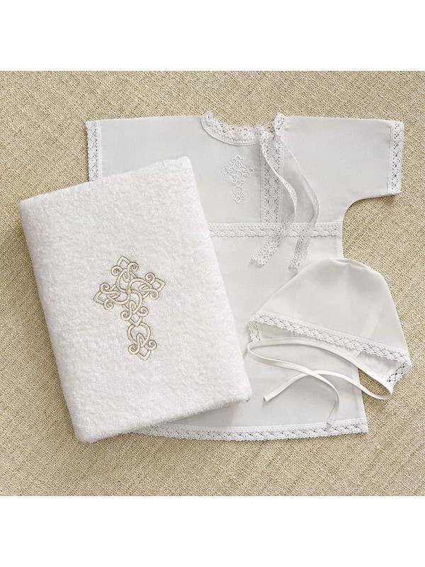 Крестильный набор Егор с классическим полотенцем