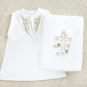 Крестильный набор Георгий с классическим полотенцем
