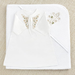 Крестильный набор Георгий с махровым уголком