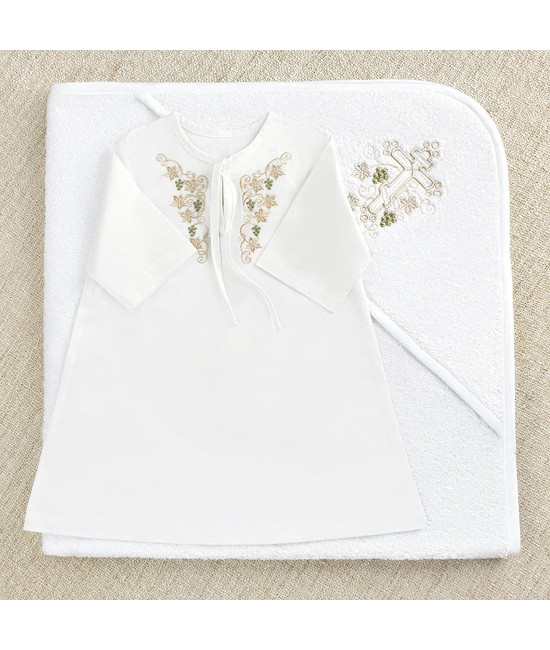 Крестильный набор Георгий с махровым уголком