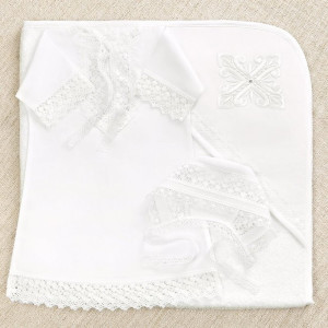 Крестильный набор Ирина с махровым уголком