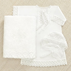 Крестильный набор Ирина с классическим полотенцем