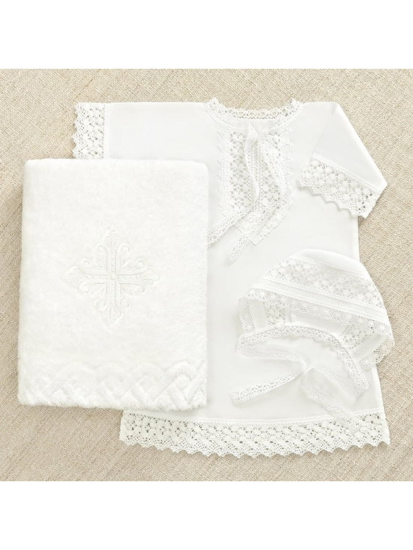 Крестильный набор Ирина с классическим полотенцем