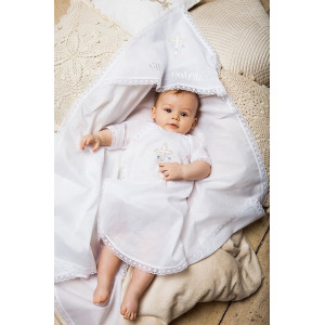 Крестильный набор Иван с махровым уголком