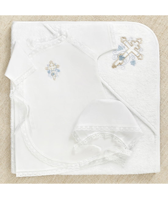 Крестильный набор Иван с махровым уголком