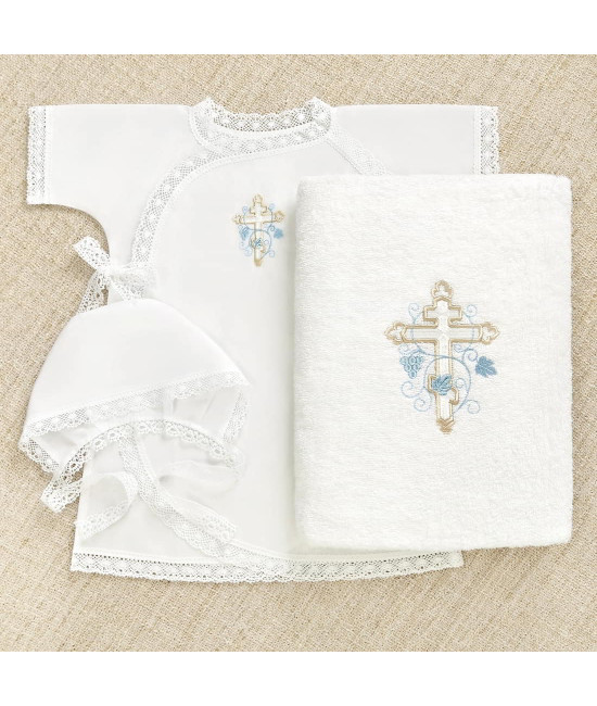 Крестильный набор Иван с классическим полотенцем