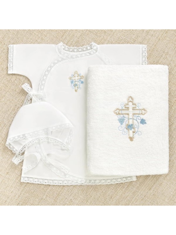 Крестильный набор Иван с классическим полотенцем