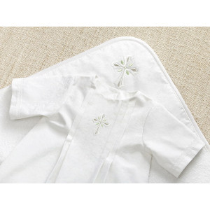 Крестильный набор Июнь с махровым уголком