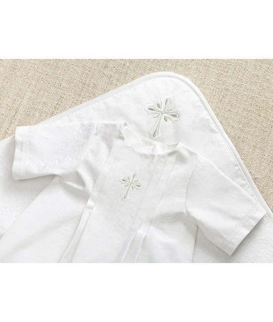 Крестильный набор Июнь с махровым уголком