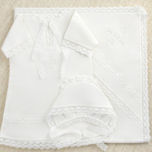 Крестильный набор Классика с пеленкой