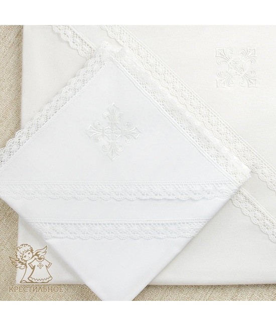 Крестильный набор Классика с пеленкой