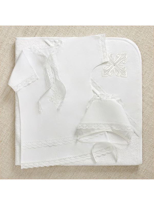 Крестильный набор Классика с махровым уголком