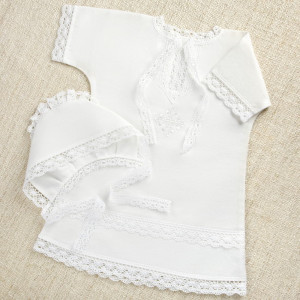 Крестильный набор Классика с махровым уголком