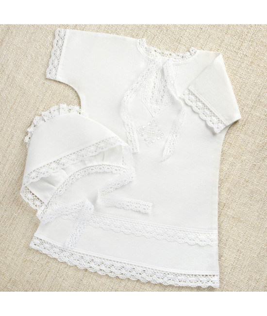 Крестильный набор Классика с махровым уголком