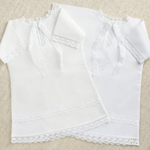 Крестильный набор Классика с махровым уголком