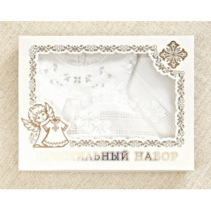Крестильный набор Ксения с пеленкой