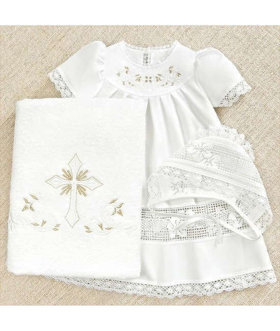 Крестильный набор Ксения с классическим полотенцем