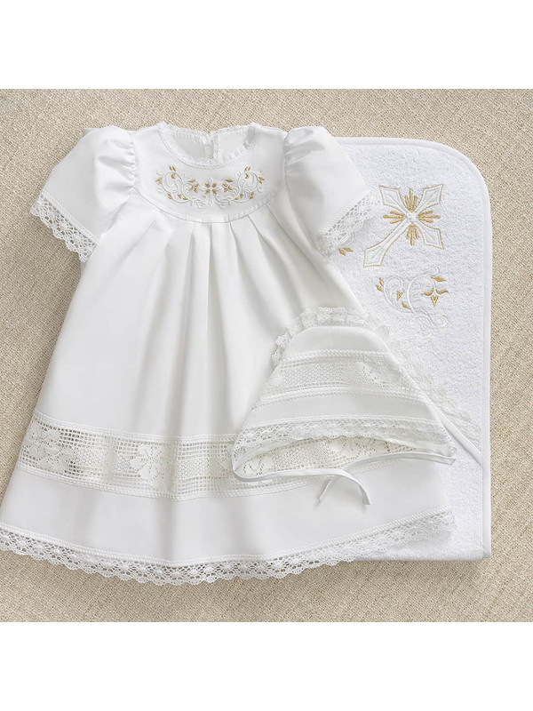 Крестильный набор Ксения с махровым уголком