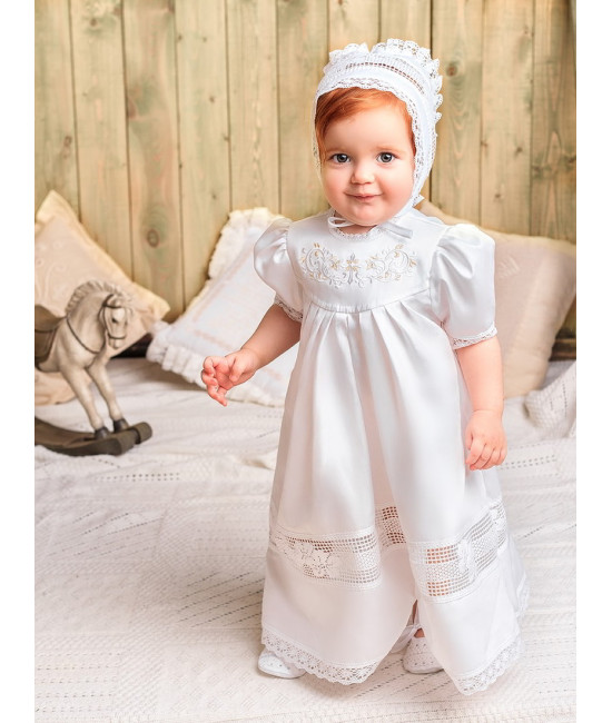 Крестильный набор Ксения с махровым уголком