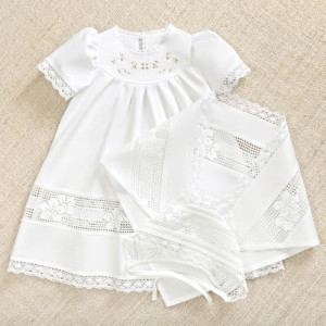 Крестильный набор Ксения с махровым уголком