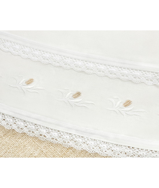 Крестильный набор Лилия с классическим полотенцем