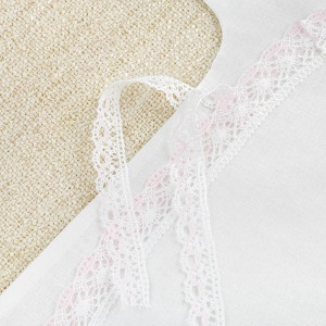 Крестильный набор Лоза розовая с классическим полотенцем