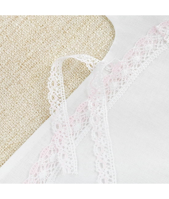 Крестильный набор Лоза розовая с классическим полотенцем