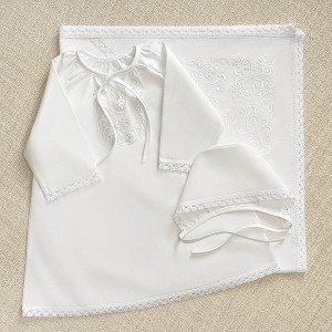 Крестильный набор Людмила с пеленкой