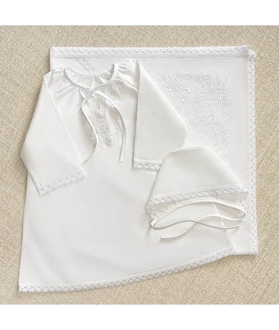 Крестильный набор Людмила с пеленкой