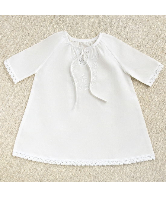 Крестильный набор Людмила с пеленкой с классическим полотенцем