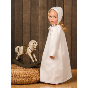 Крестильный набор Людмила с пеленкой с классическим полотенцем