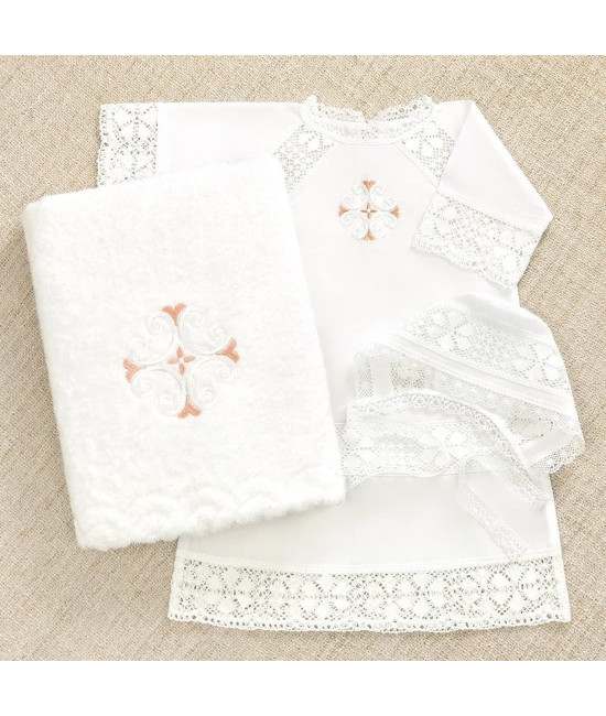 Крестильный набор Ольга с классическим полотенцем