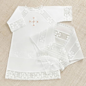 Крестильный набор Ольга с пеленкой